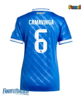 Real Madrid Eduardo Camavinga #6 Tricou Fotbal Replică 2025-26 Femei Treilea